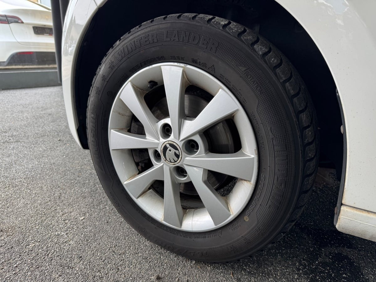 Hvid Skoda Citigo fra 2019