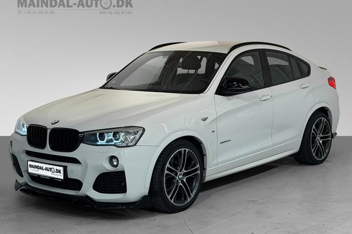 Sort BMW X4 fra 2015 set udefra