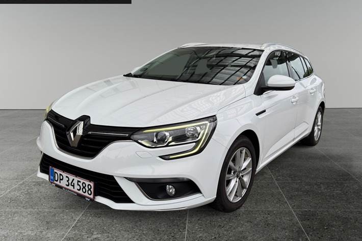 Hvid Renault Megane IV fra 2018