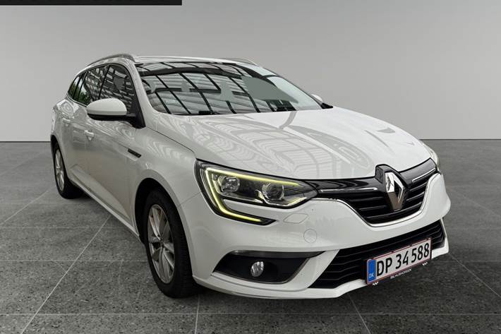 Hvid Renault Megane IV fra 2018