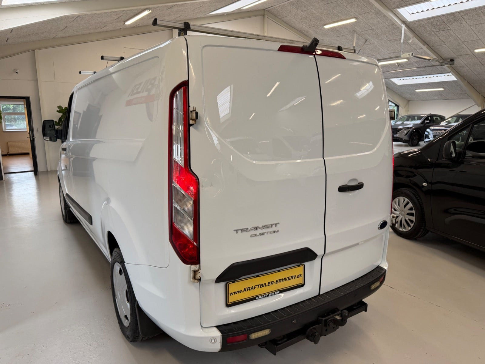 Hvid Ford Transit Custom 300 L2 fra 2019