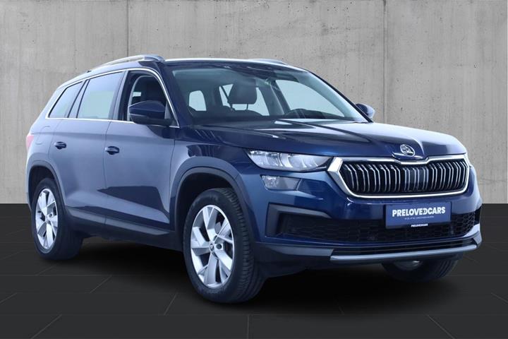 Blå Skoda Kodiaq fra 2023