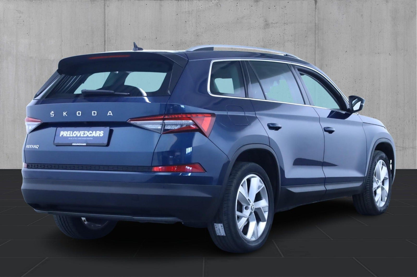 Blå Skoda Kodiaq fra 2023