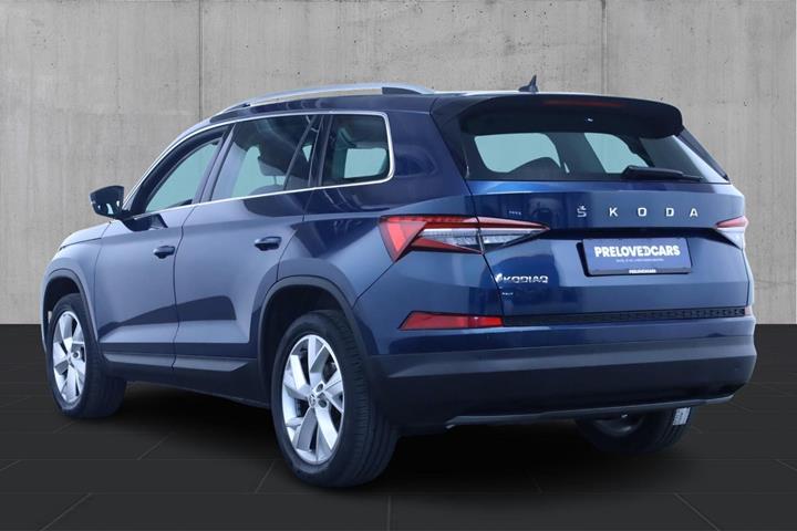 Blå Skoda Kodiaq fra 2023