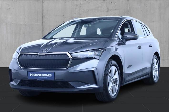 Grå Skoda Enyaq fra 2024