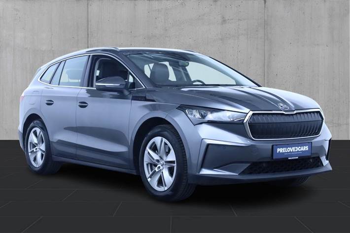 Grå Skoda Enyaq fra 2024