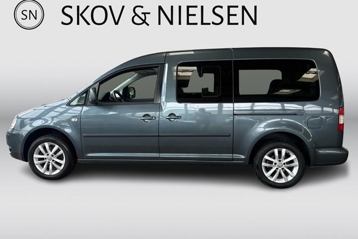 Grå VW Caddy Maxi fra 2010