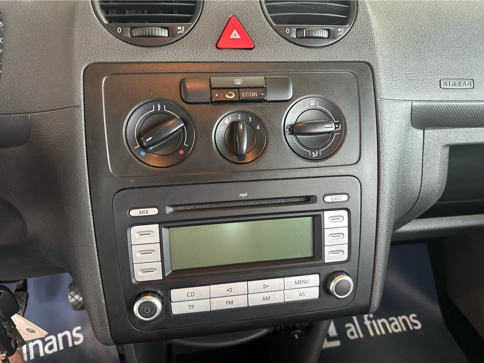 Grå VW Caddy Maxi fra 2010
