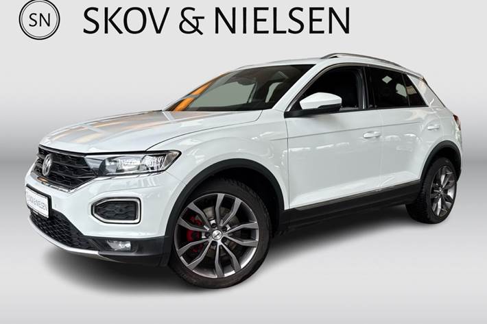 Hvid VW T-Roc fra 2018