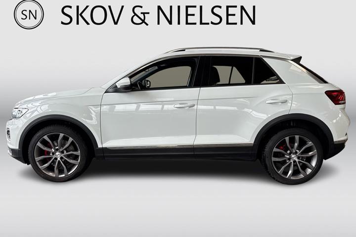 Hvid VW T-Roc fra 2018