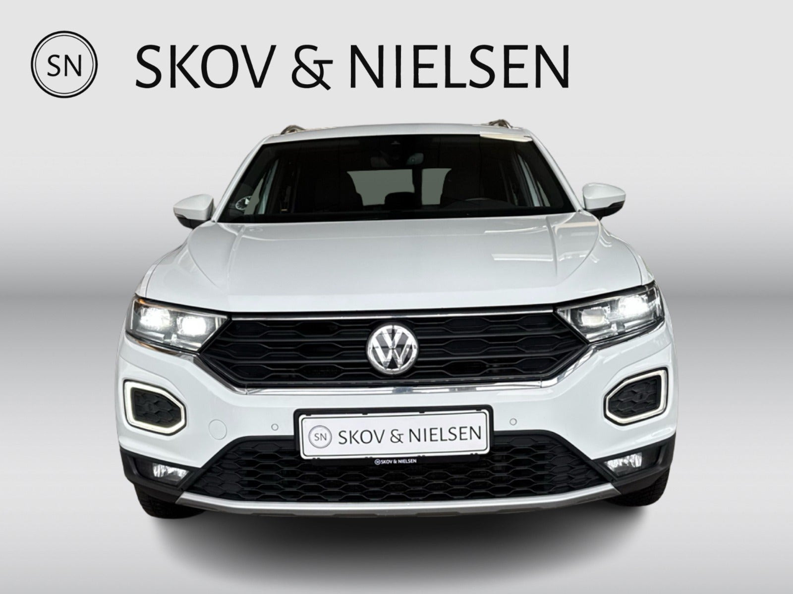 Hvid VW T-Roc fra 2018