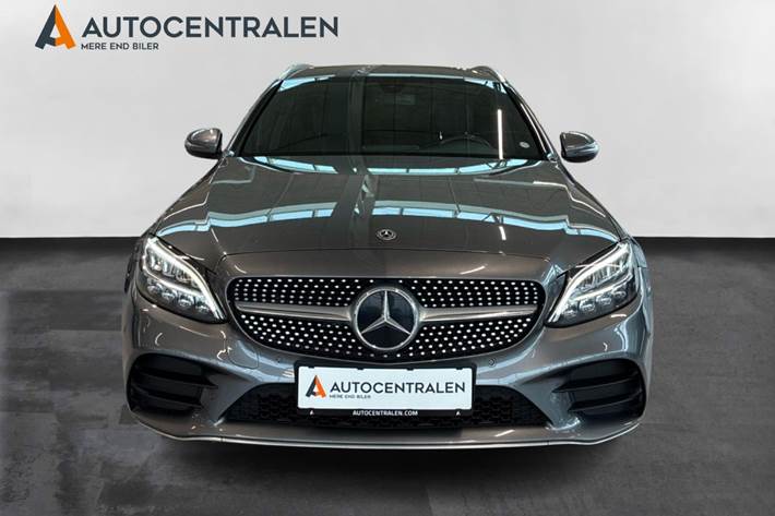 Grå Mercedes C220 d fra 2019