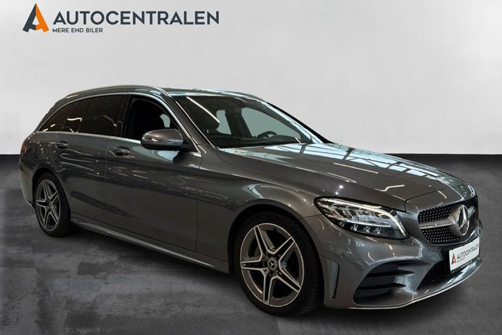 Grå Mercedes C220 d fra 2019
