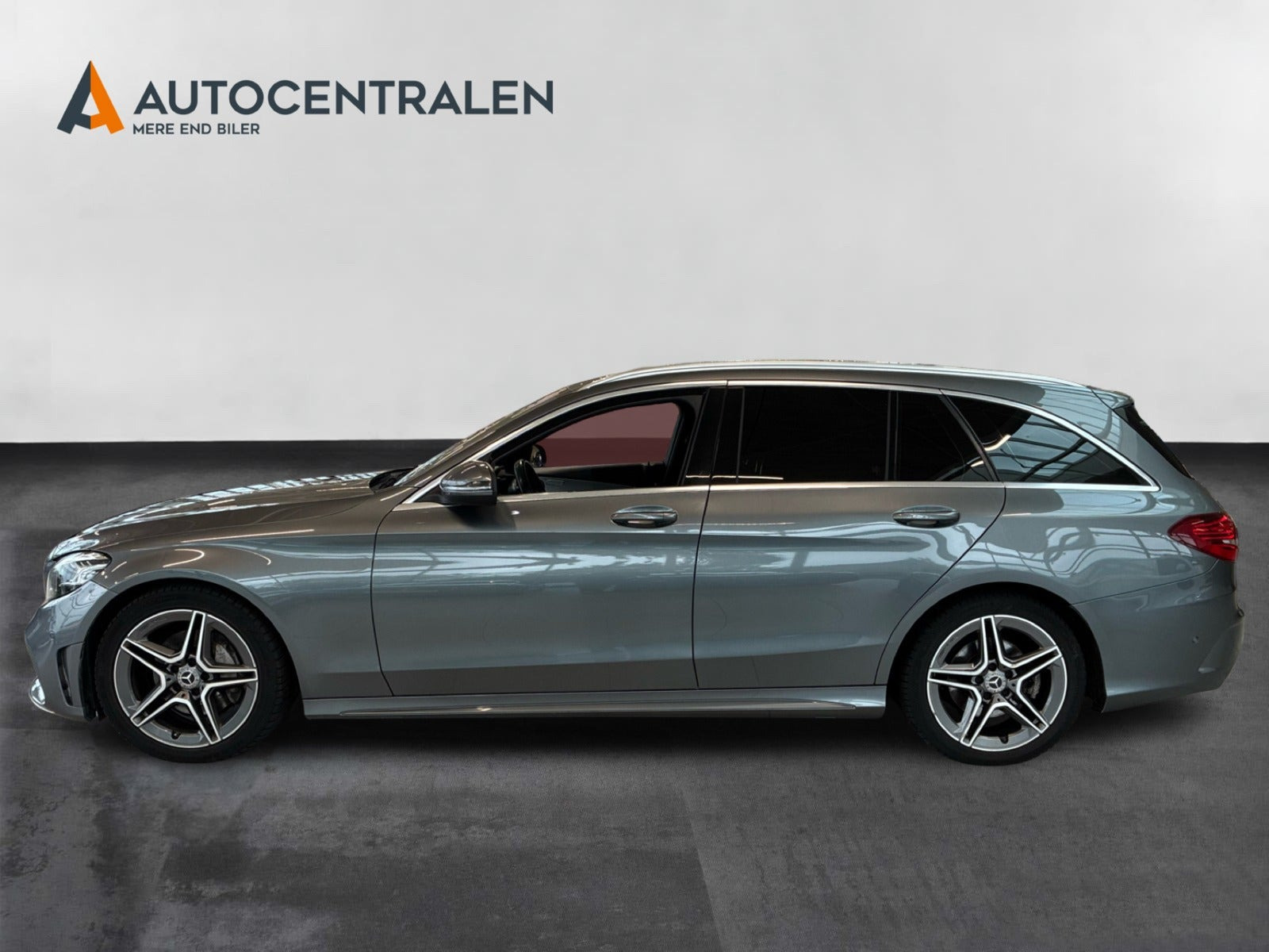 Grå Mercedes C220 d fra 2019