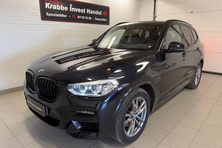 Sort BMW X3 fra 2019