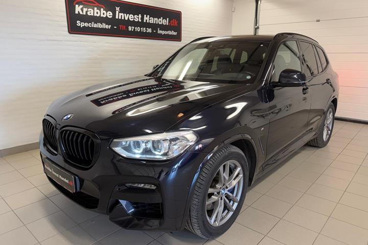 Sort BMW X3 fra 2019 set udefra