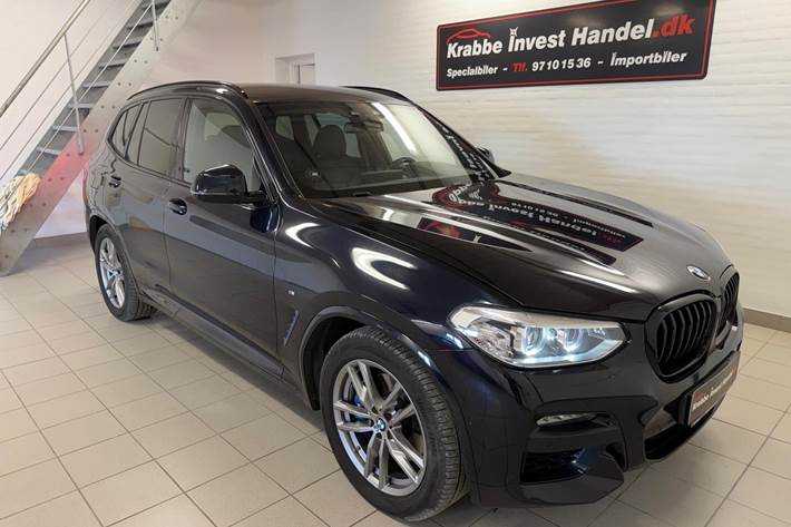 Sort BMW X3 fra 2019