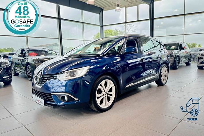 Blå Renault Grand Scenic IV fra 2018