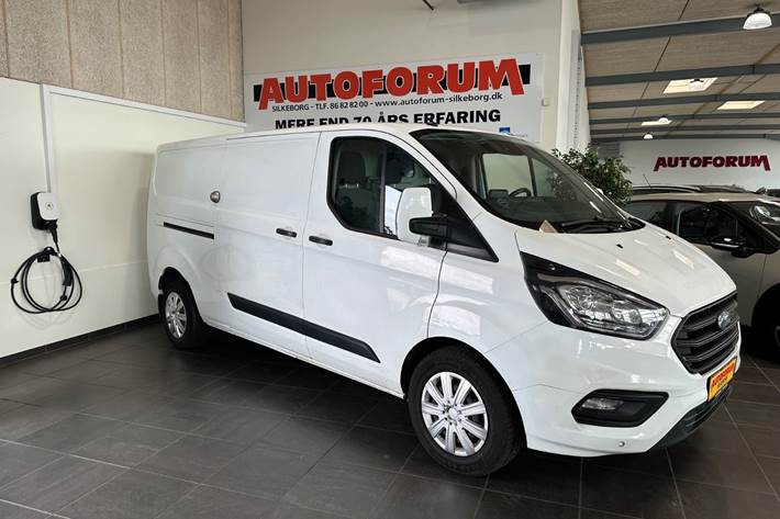 Hvid Ford Transit Custom 300 L2 fra 2019