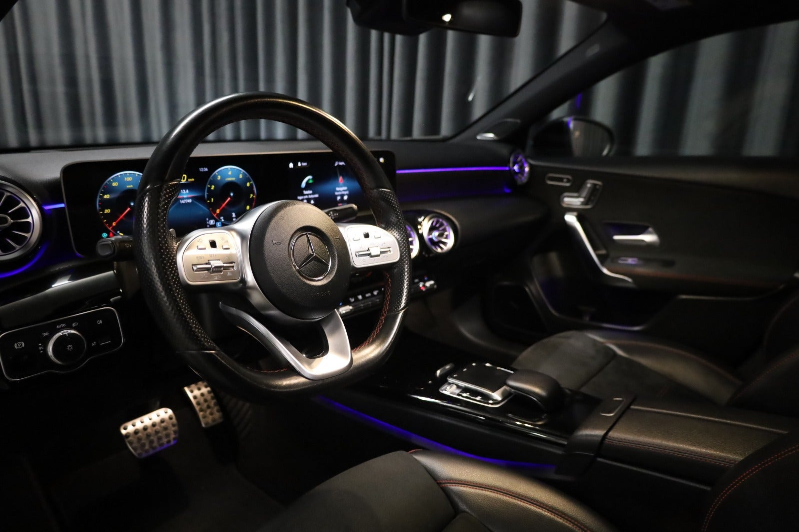 Sølv Mercedes A200 fra 2018
