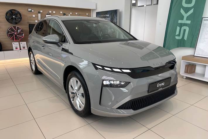 Grå Skoda Enyaq fra 2027