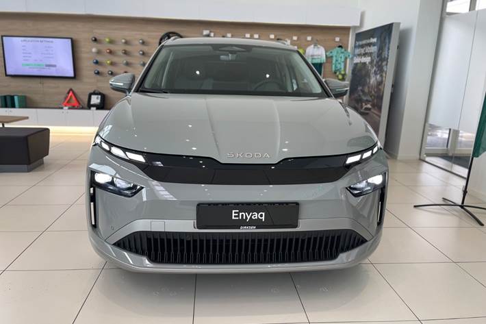 Grå Skoda Enyaq fra 2027