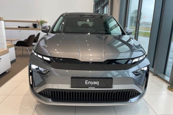 Grå Skoda Enyaq fra 2027