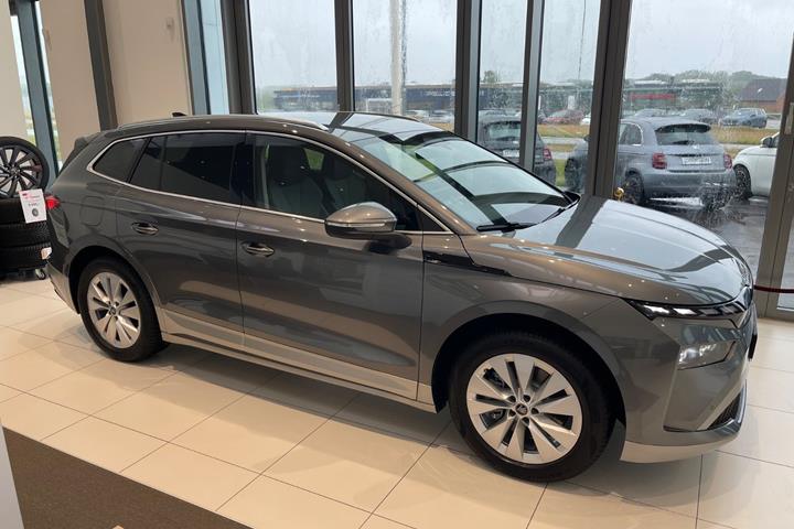 Grå Skoda Enyaq fra 2027