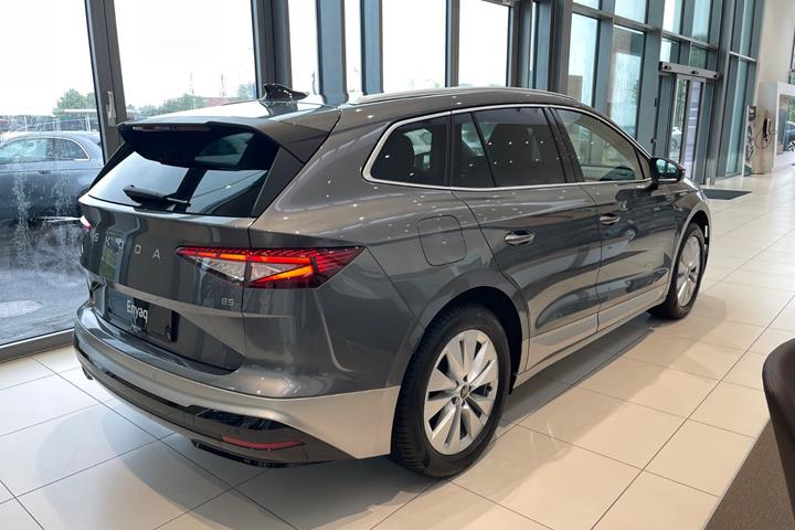 Grå Skoda Enyaq fra 2027