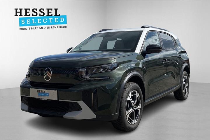 Grøn Citroën e-C3 Aircross fra 2025 set udefra