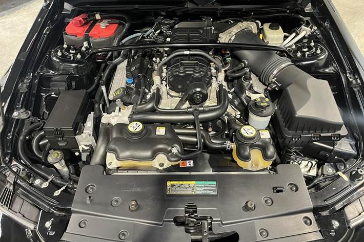 Sort Ford Mustang fra 2007