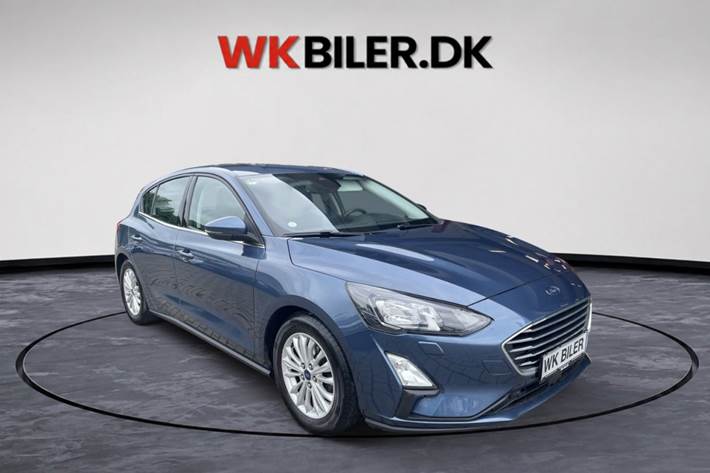 Blå Ford Focus fra 2021