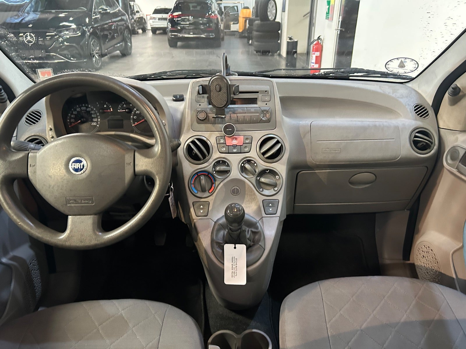 Blå Fiat Panda fra 2005