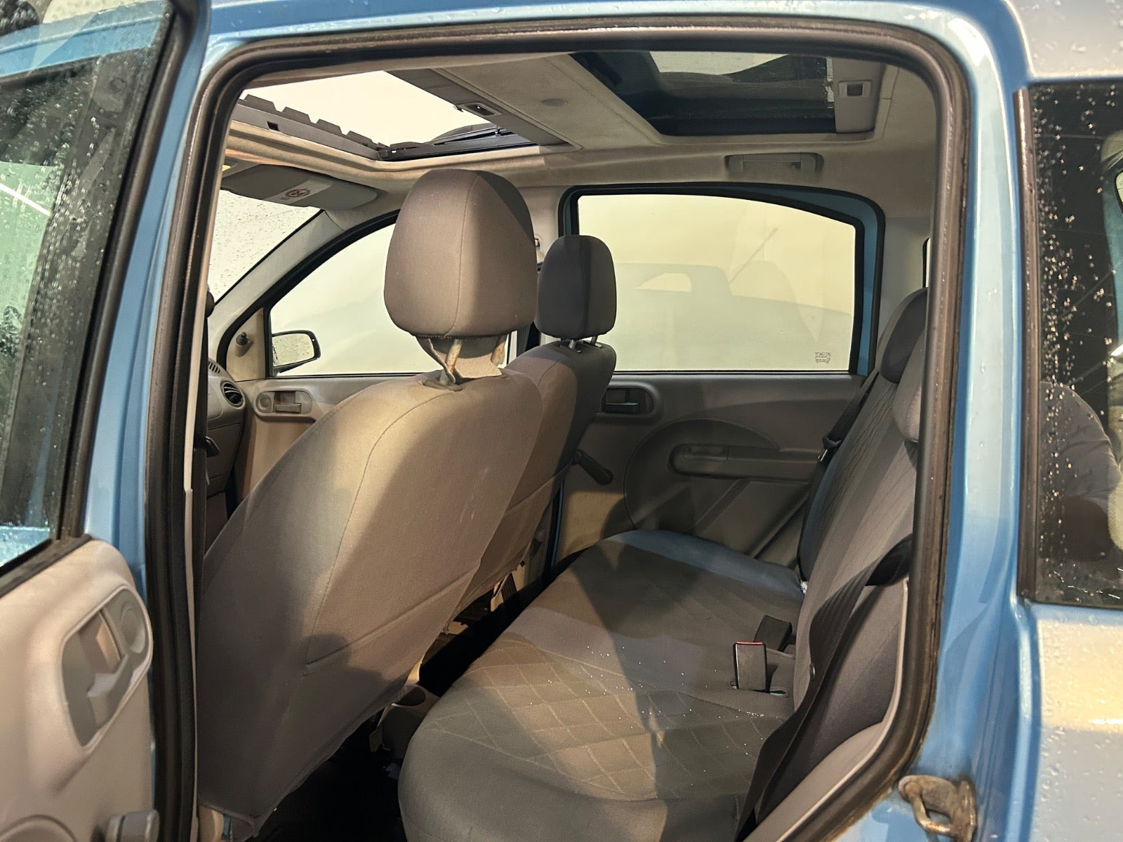 Blå Fiat Panda fra 2005