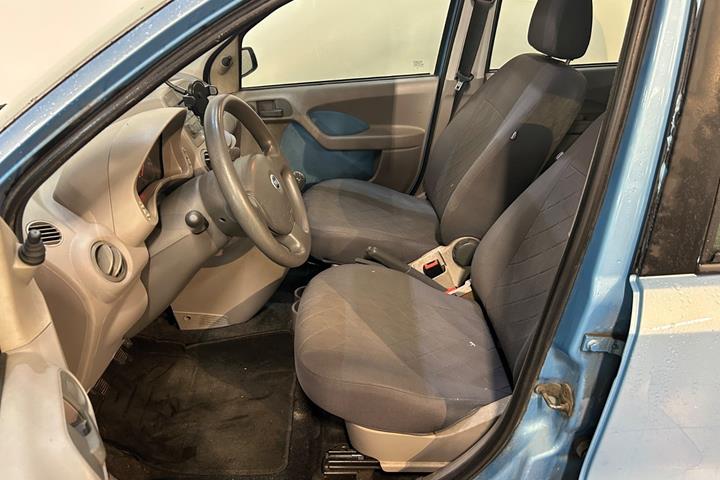 Blå Fiat Panda fra 2005