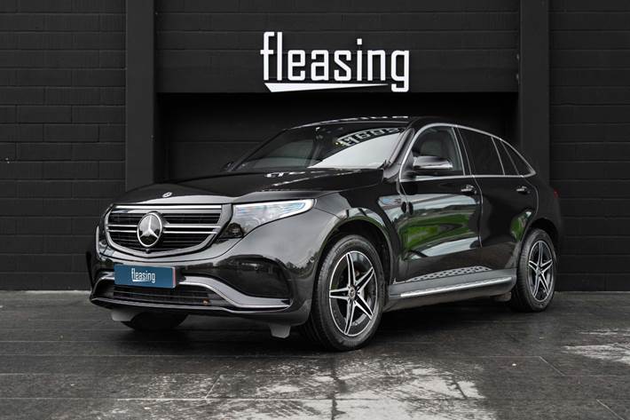 Sort Mercedes EQC400 fra 2020