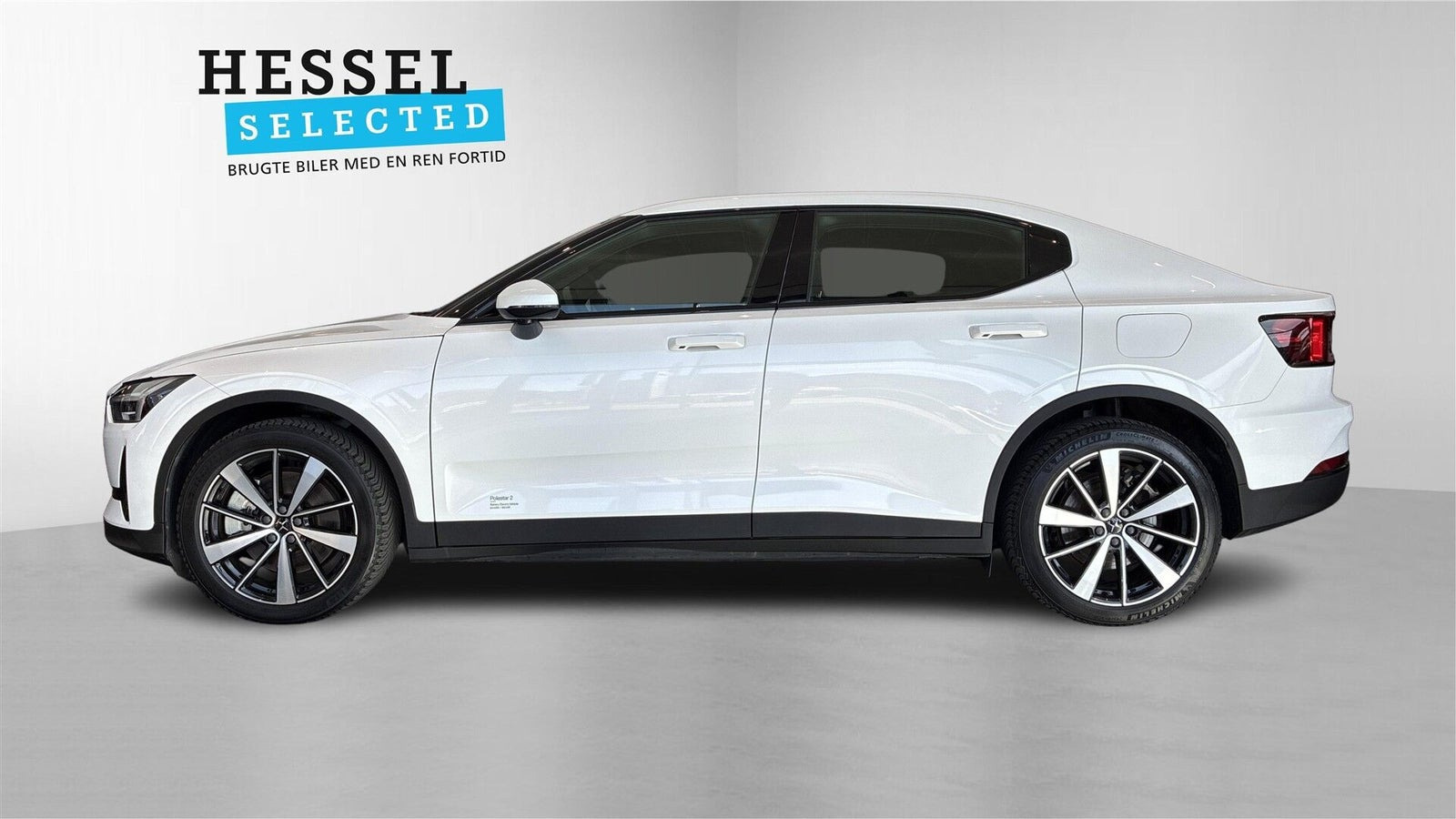 Hvid Polestar 2 fra 2023