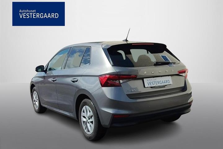 Grå Skoda Fabia fra 2023