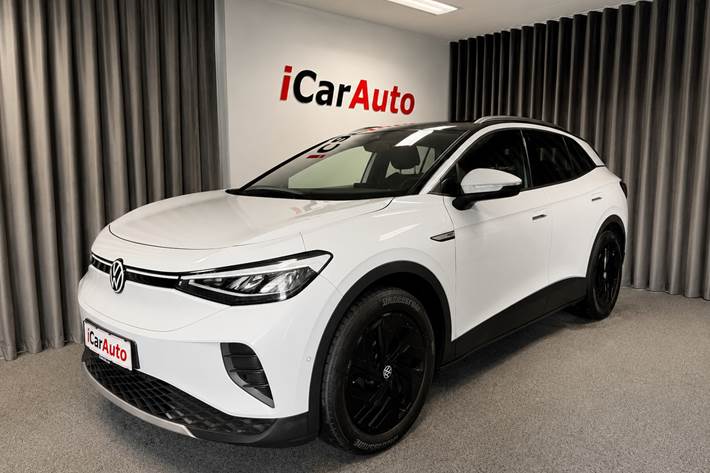 Hvid VW ID.4 fra 2023 set udefra