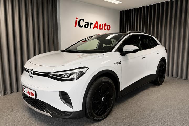 Hvid VW ID.4 fra 2023 set udefra