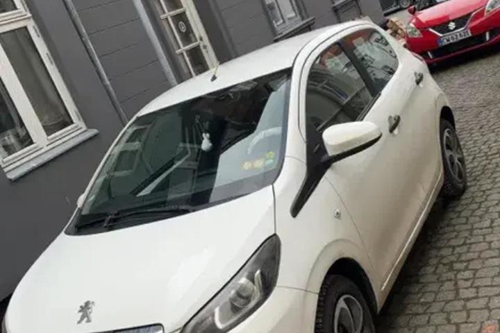 Hvid Peugeot 108 fra 2014