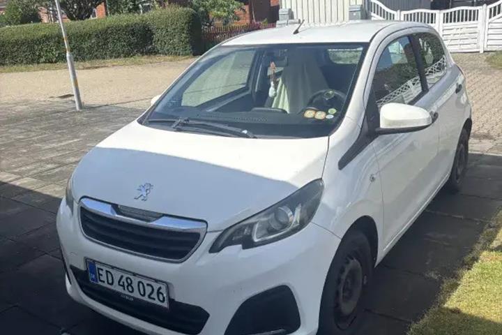 Hvid Peugeot 108 fra 2014