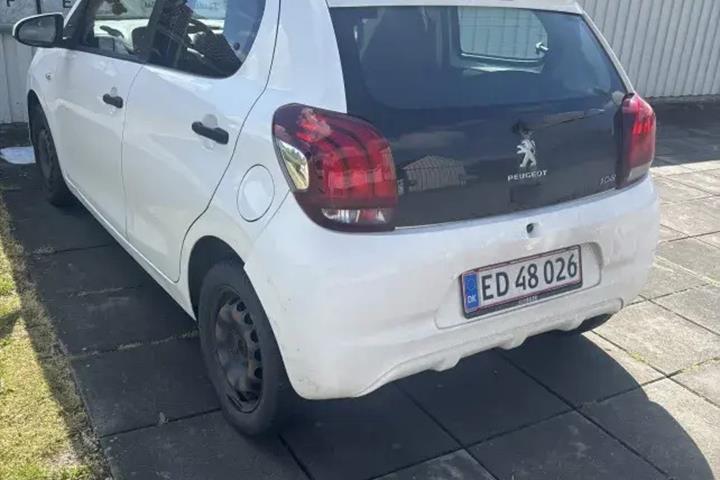 Hvid Peugeot 108 fra 2014