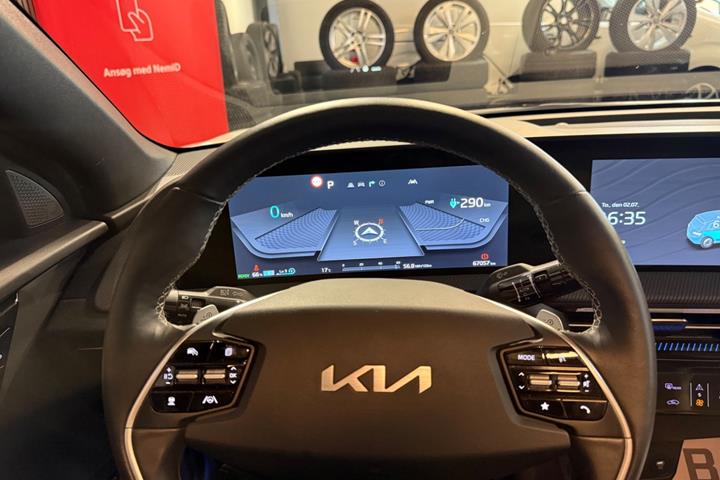 Hvid Kia EV6 fra 2023