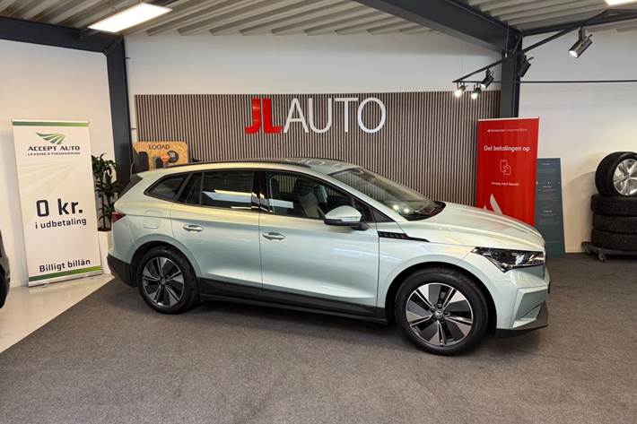 Grøn Skoda Enyaq fra 2021