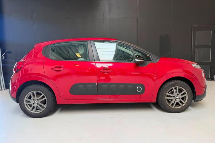 Grøn Citroën C3 fra 2017