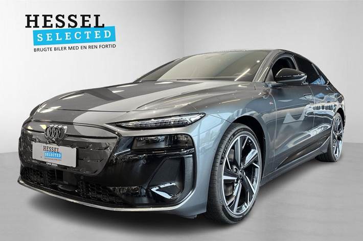 Grå Audi A6 e-tron fra 2026