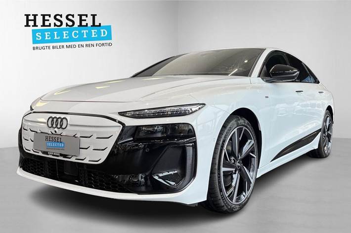 Hvid Audi A6 e-tron fra 2026