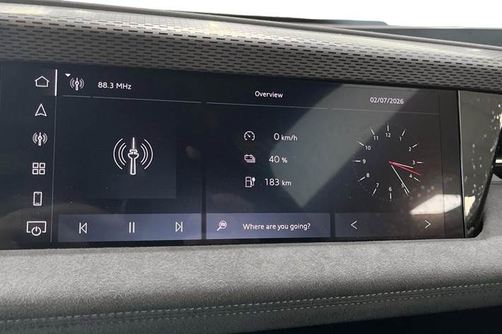 Hvid Audi A6 e-tron fra 2026