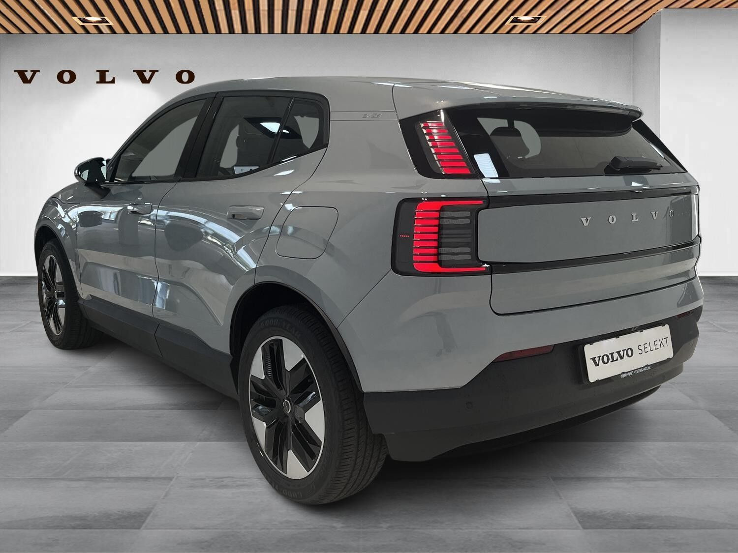 Grå Volvo EX30 fra 2025